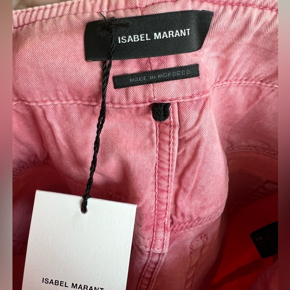 NWT jeans Isabel Marant, size fr 34, xs, pink - Picture 6 of 15